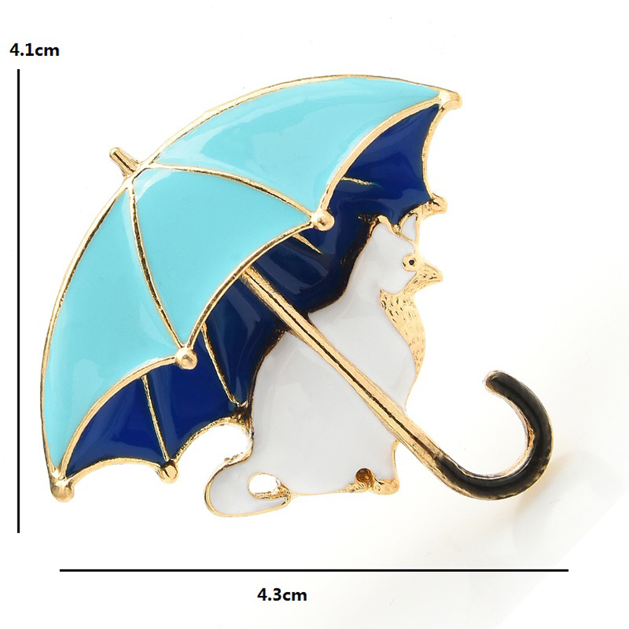 Cute Cat Under Umbrella Brooch - Women'S Fashion Umbrella recensie en prijs