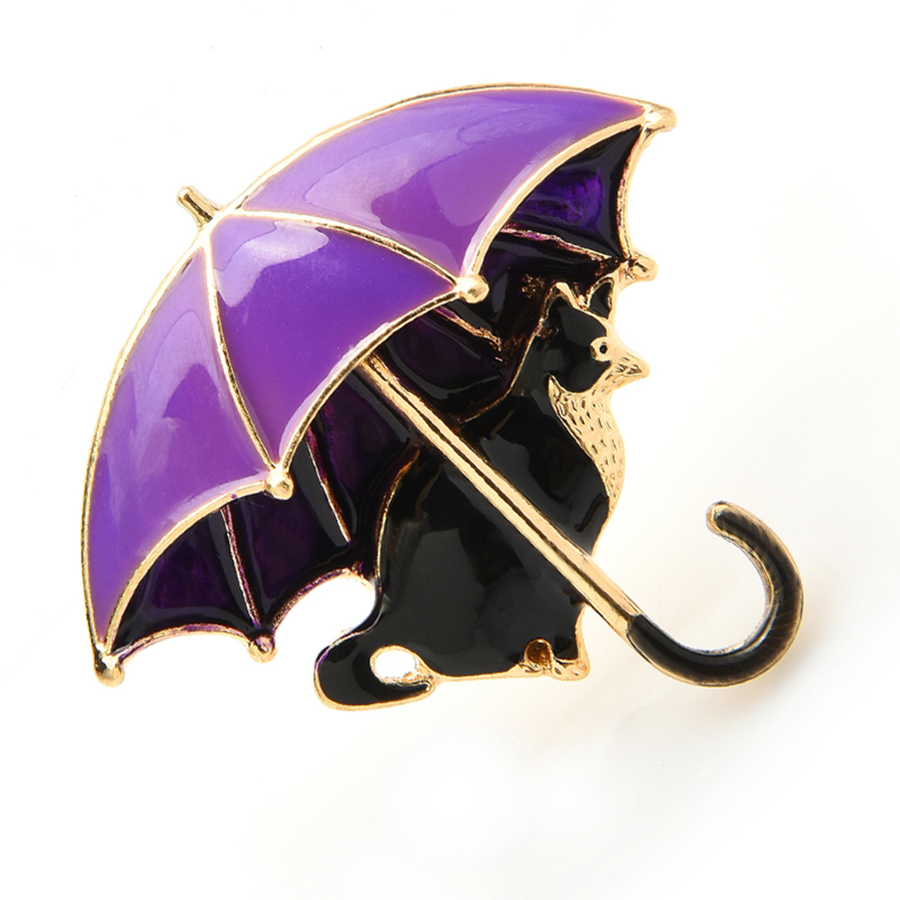 Cute Cat Under Umbrella Brooch - Women'S Fashion Umbrella recensie en prijs