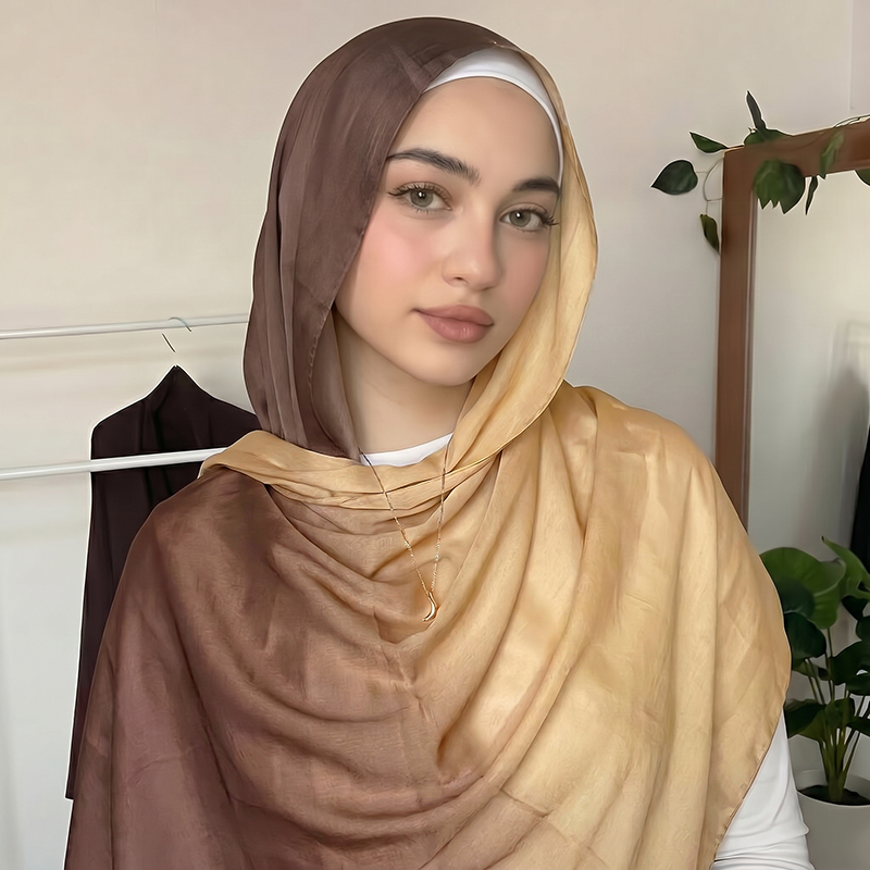 Fashion Muslim Hijab Ombre Sca - Women Fashion Wear recensie en prijs
