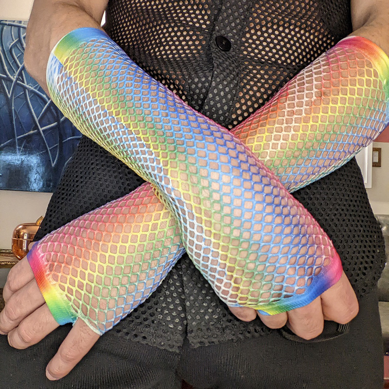 1 Pair Women Long Fishnet Net  - Women Fashion Gloves recensie en prijs