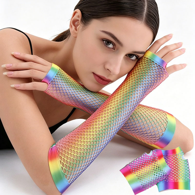 1 Pair Women Long Fishnet Net  - Women Fashion Gloves recensie en prijs