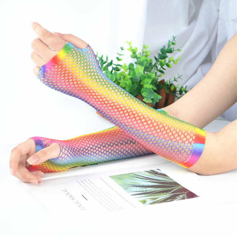 1 Pair Women Long Fishnet Net  - Women Fashion Gloves recensie en prijs
