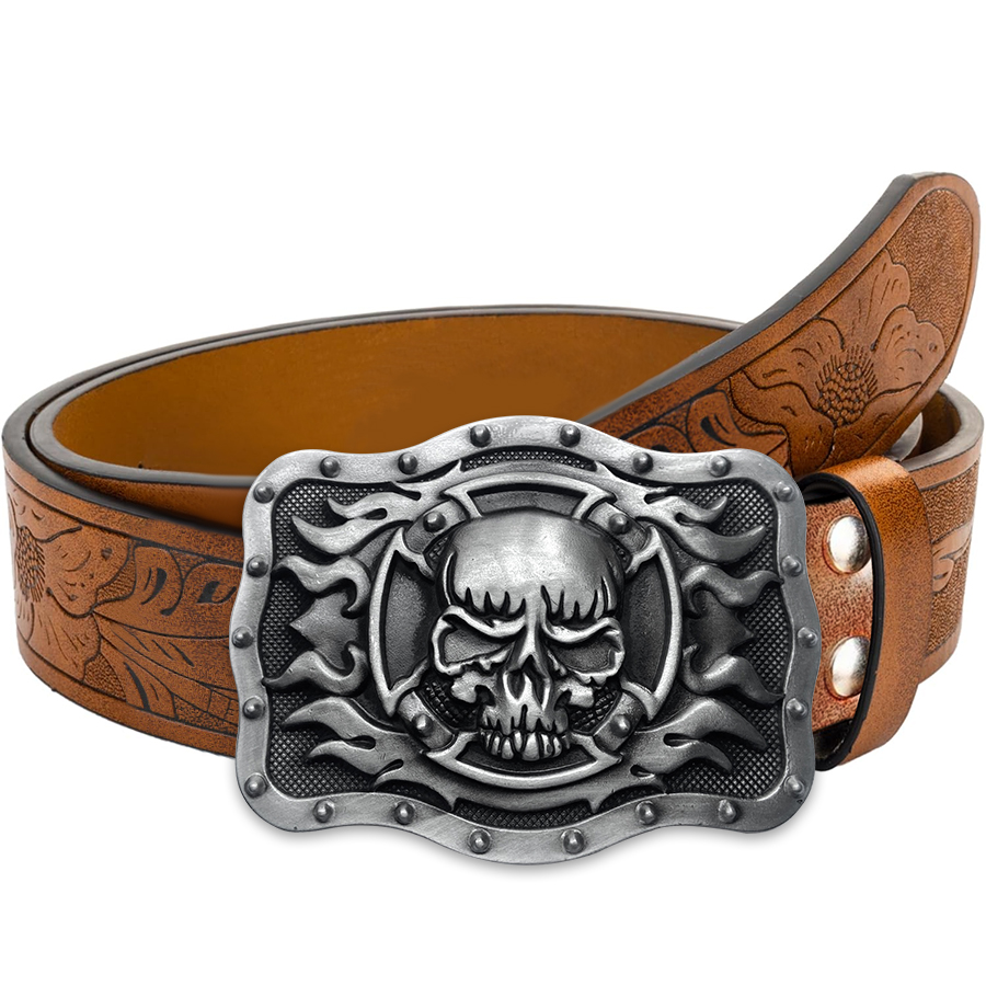 Skull Flame Belt Exquisite Car - Women Fashion Nz recensie en prijs