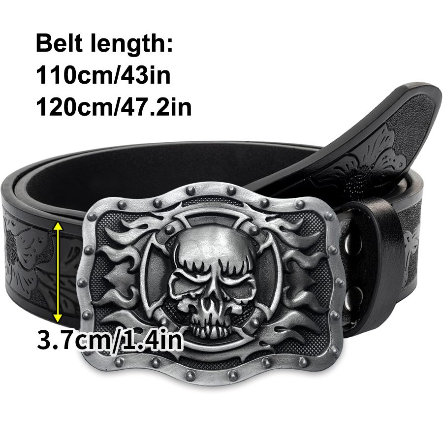 Skull Flame Belt Exquisite Car - Women Fashion Nz recensie en prijs