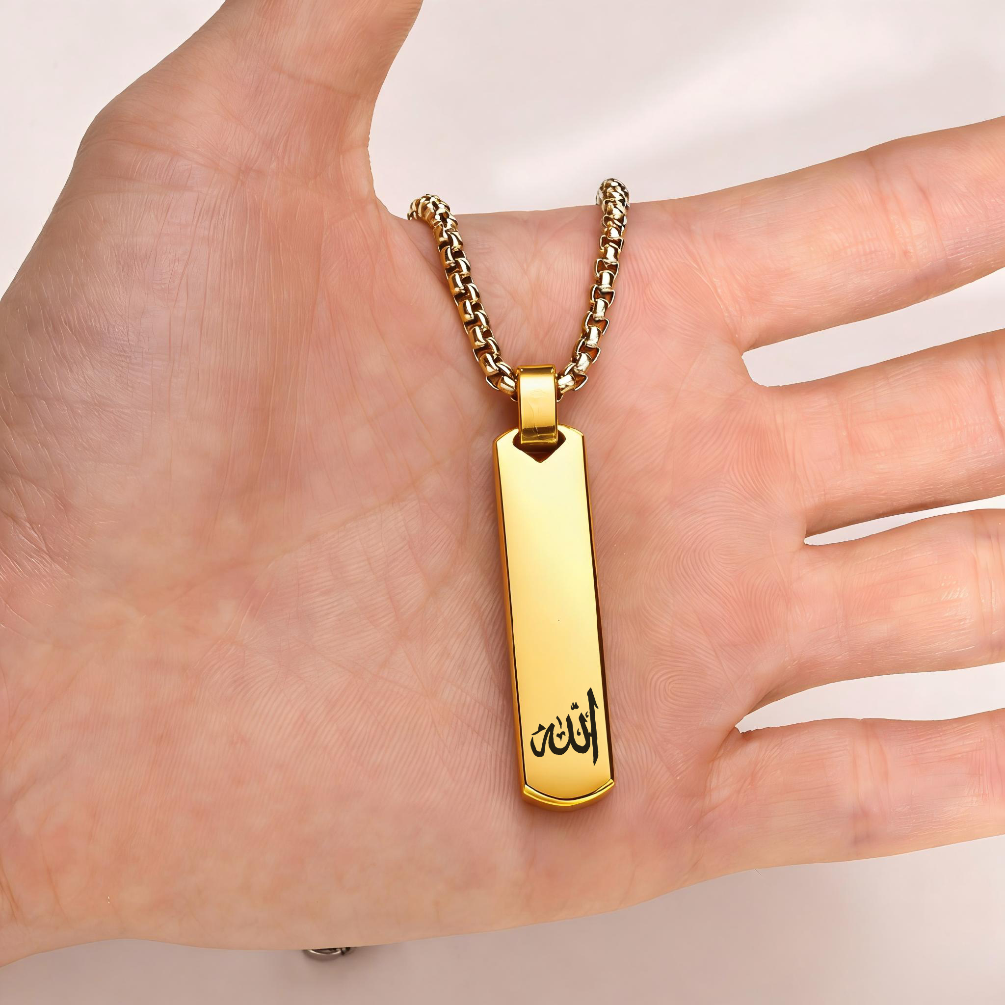 3D Bar Necklace, Cool Simple D - Women Fashion Logo Design recensie en prijs