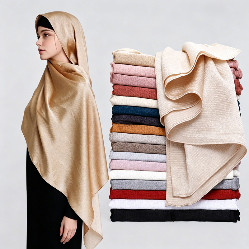 Shiny Satin Muslim Hijab for W - Women Fashion Wear recensie en prijs