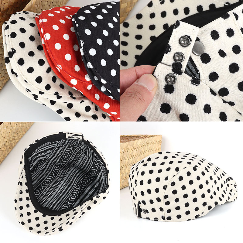 Fashion Beret Korean Dot Leopa - Women'S Fashion Peaky Blinders recensie en prijs