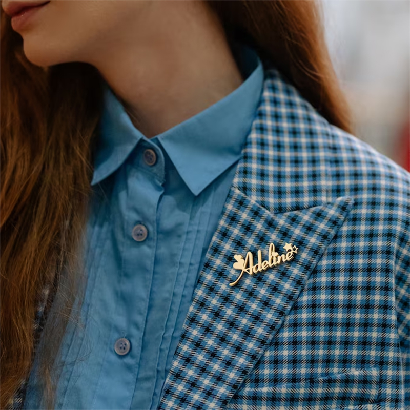 New Custom Name Brooch Letters - Women Fashion Logo Design recensie en prijs
