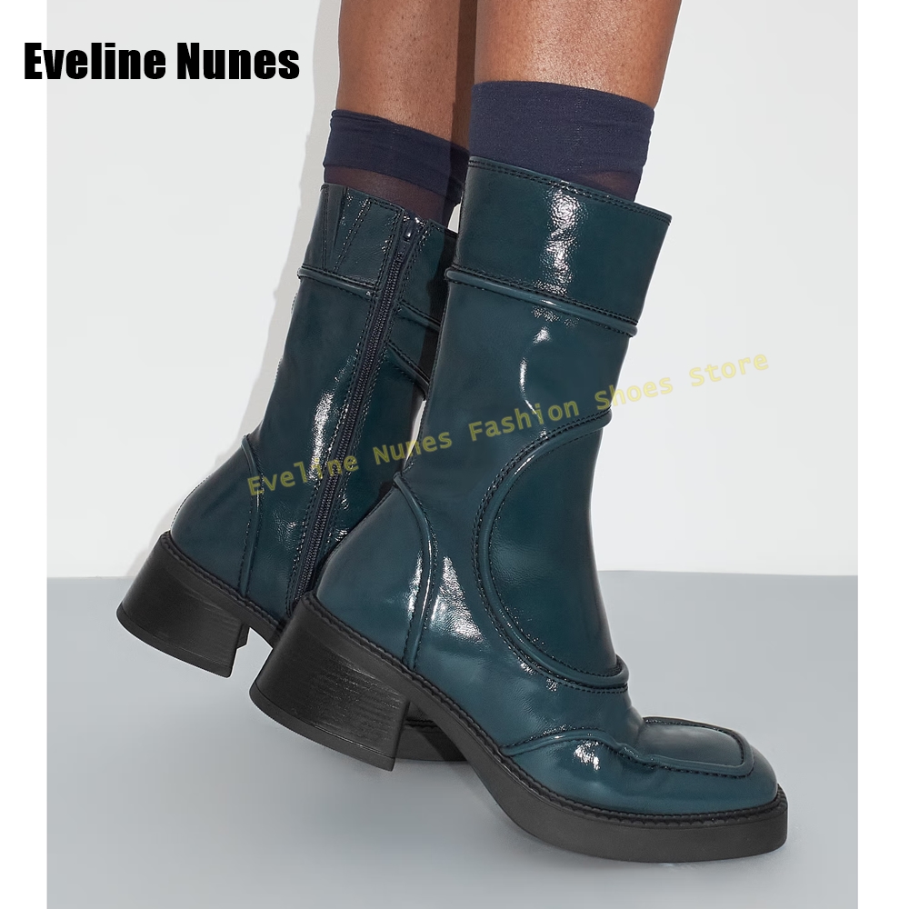Dark Blue Square Toe Fashion B - Women'S Fashion Boots 2025 recensie en prijs