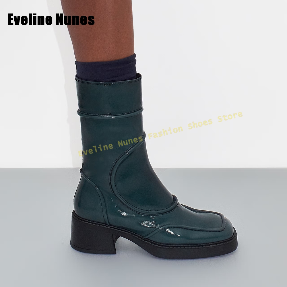 Dark Blue Square Toe Fashion B - Women'S Fashion Boots 2025 recensie en prijs