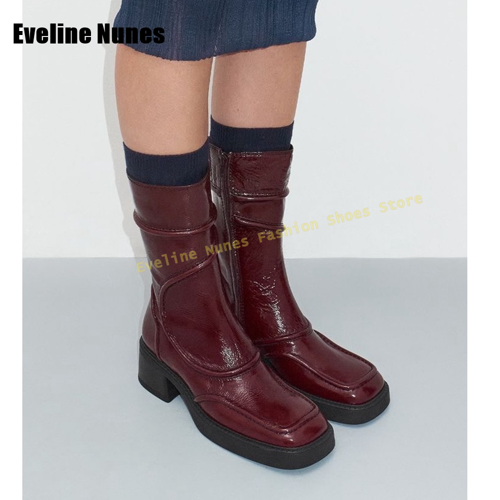 Dark Blue Square Toe Fashion B - Women'S Fashion Boots 2025 recensie en prijs