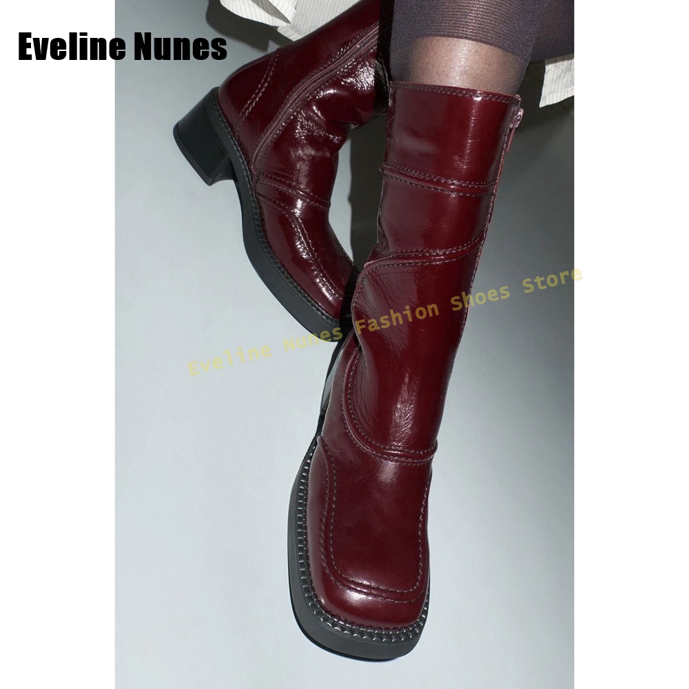 Dark Blue Square Toe Fashion B - Women'S Fashion Boots 2025 recensie en prijs