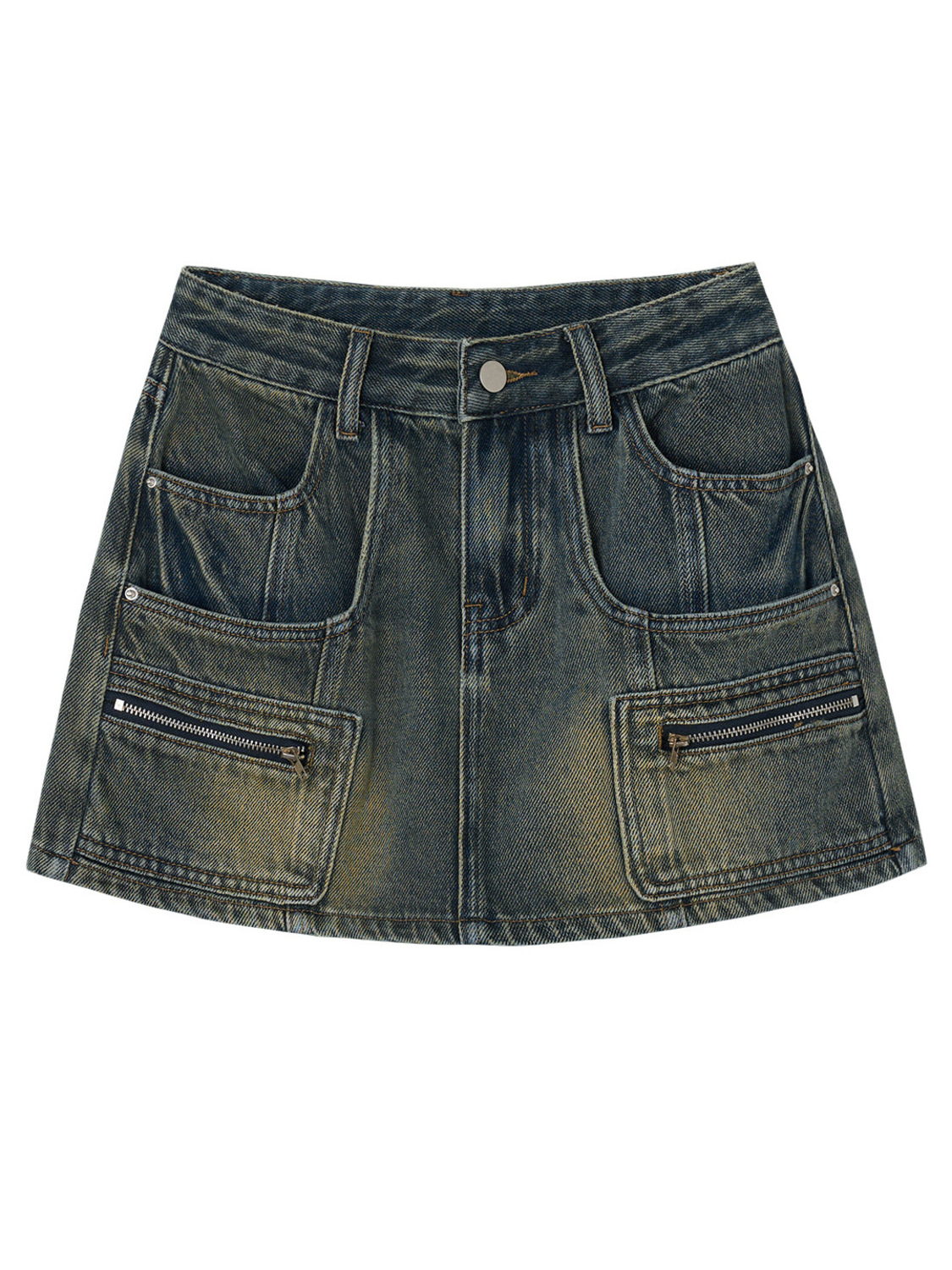 Women Cargo Pocket Fake Two Pi - Denim Shorts Women recensie en prijs