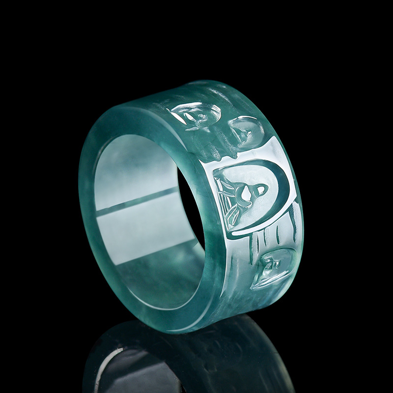 Natural Burmese Jadeite Buddha - Women Fashion Rings recensie en prijs