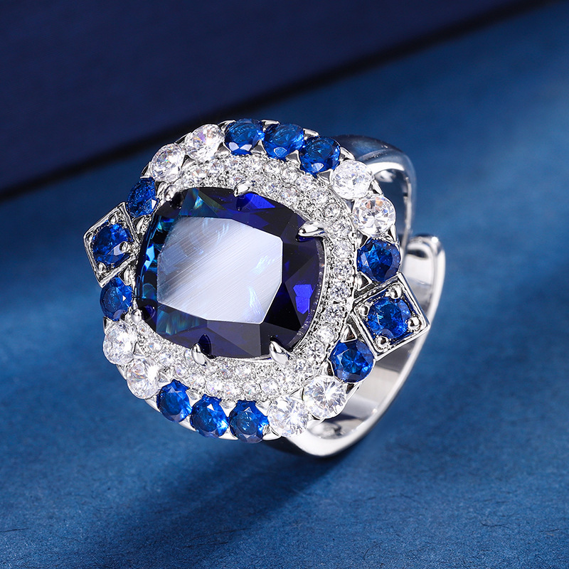 Square Retro Sapphire Pendant  - Women Fashion Nz recensie en prijs