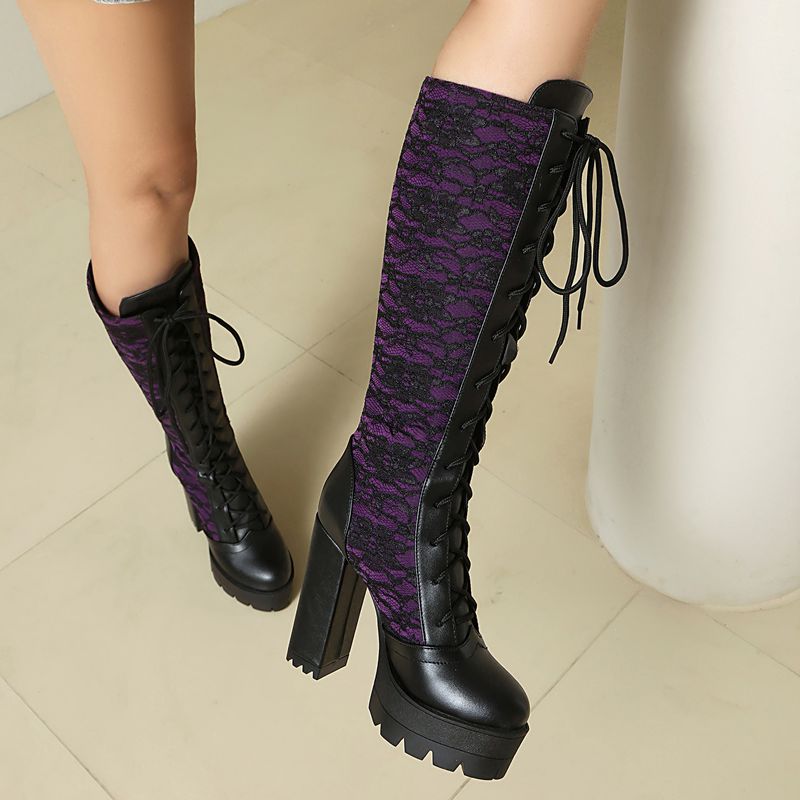 REAVE CAT 2025 Lace Women Knee - Women'S Fashion Boots 2025 recensie en prijs