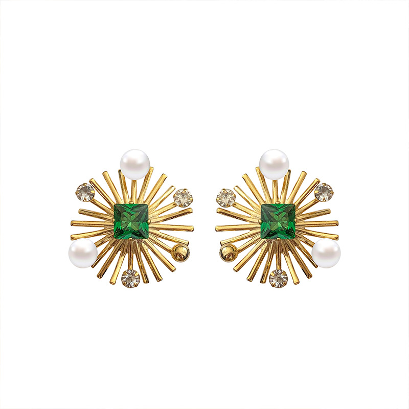 Sunflower Crystal Stud Earring - Women Fashion Nz recensie en prijs