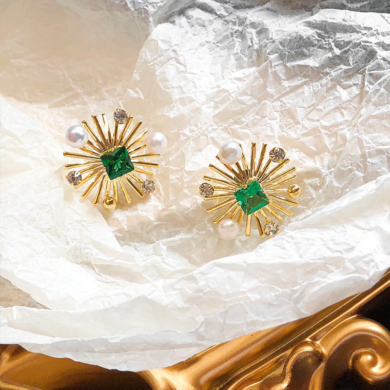 Sunflower Crystal Stud Earring - Women Fashion Nz recensie en prijs